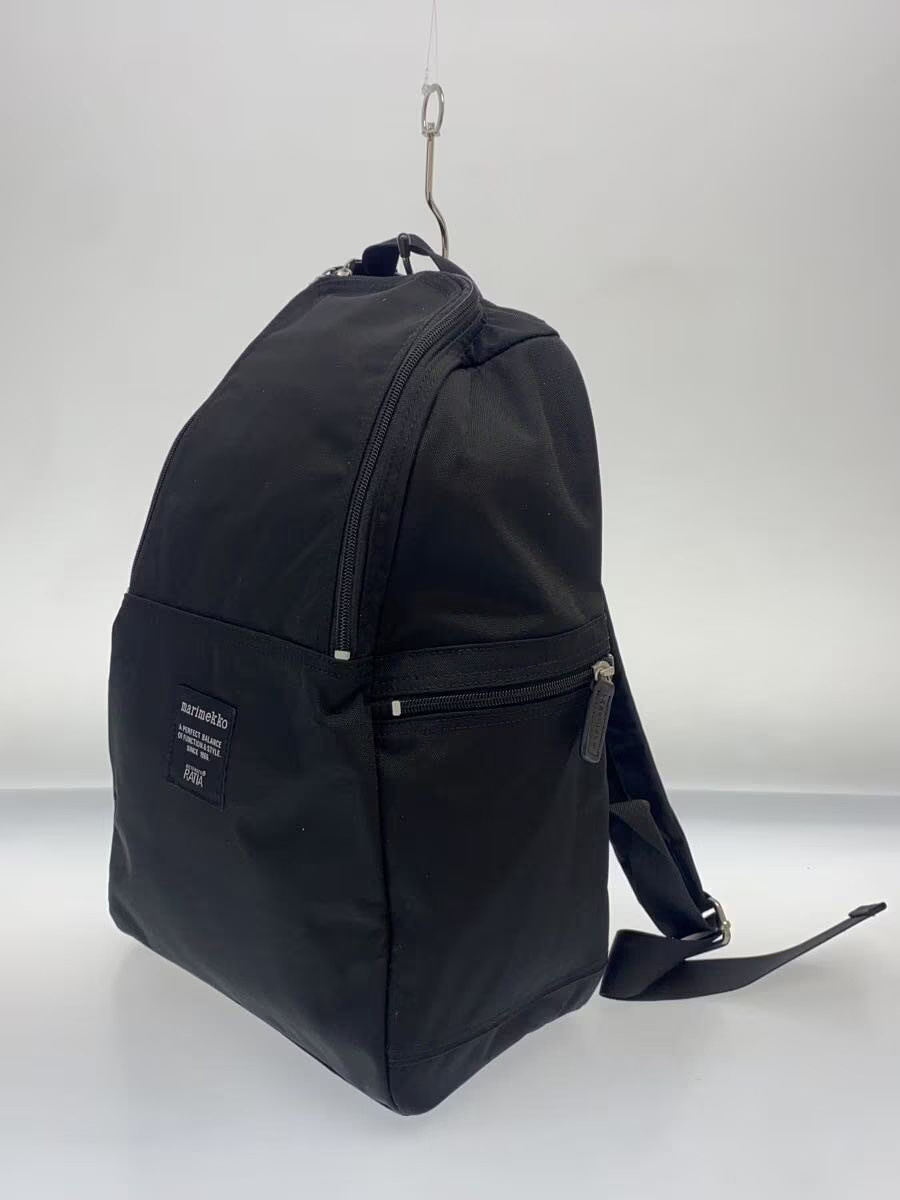 Marimekko Backpack, Polyester, Black, Solid Color… - image 2