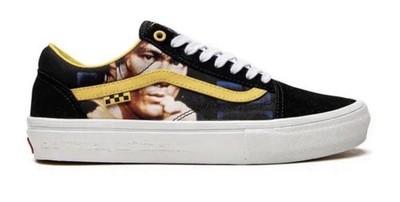 Vans Skate Old Skool Bruce Lee Black & Yellow Men's Size 9/Women 10.5 Shoes NEW