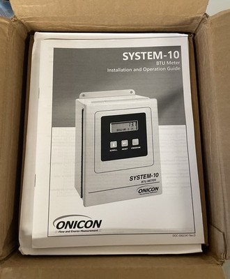 Onicon Model SYSTEM-10 BTU Meter Flowmeter for BACnet, MODBUS