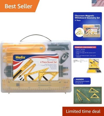 Versatile Magnetic Geometry Tools: Compass, Ruler and Triangles for Educators