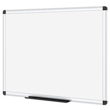 Magnetic Dry Erase Whiteboard 24x18 Inches Silver Aluminum Frame Board