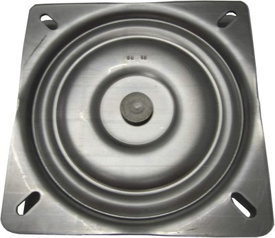 chairpartsonline 7'' Replacement Bar Stool Swivel Plate - Made in The USA grey 