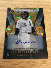 2021 Bowman Chrome Draft Invicta Yoelqui Cespedes #BI-12 Auto Gold Atomic /50