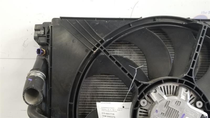16 2016 MASERATI QUATTROPORTE 3.8L OEM COOLING SYSTEM FAN CONDENSER RADIATOR