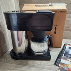 Bunn BXB Velocity Coffee Maker Black Silver Drip Basket Filter Open Box