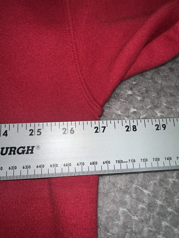 Indiana Hoosiers Sudadera Cuello Redondo Para Hombre 2XL Rojo Carmesí Hecha en EE. UU. Foto 4 de 4