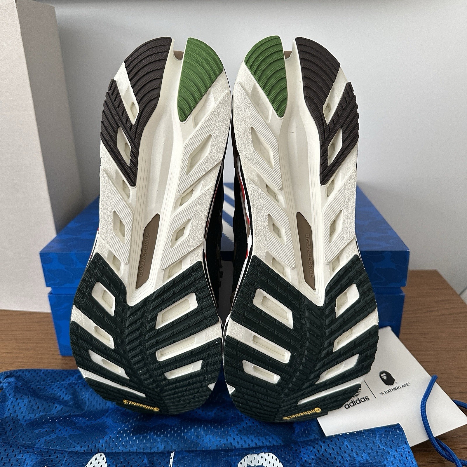 NIB Adidas Originals x BAPE AdiStar HRMY Camo Men's Shoes KJ8850 Sz 10 IN HAND thumbnail 8