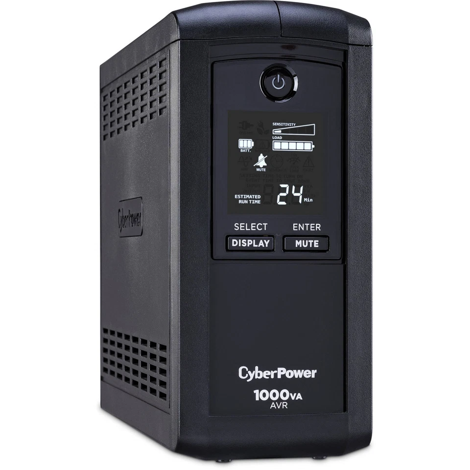 CyberPower CP1000AVRLCD-R 1000VA/600W UPS - New Battery Certified Refurbished - Image 2 of 4
