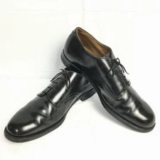 1982 INTERNATIONAL SHOE CO. U.S. Navy Service Shoes Black size 9.5B Men's