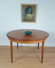 G Plan Fresco Circular Mid Century Extending Teak Dining Table,  Del Avail.