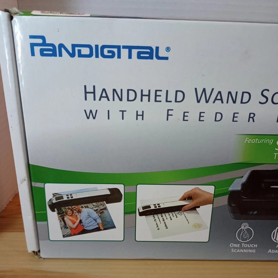 Pandigital Handheld Wand Scanner With Feeder Dock Dark Purple New in Box - Image 2 of 4