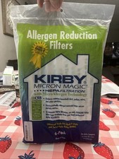 Kirby Micron Magic Hepafiltration Allergen Reduction Filter Vacuum Bag- Qty 6
