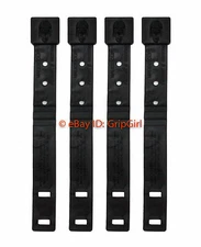 4x Tactical Tailor MOLLE Short Black MALICE Clips, Kydex Holster OWB Belt Loops