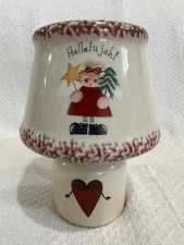 NEW TEALIGHT CANDLE LAMP SHADE HALLELUJAH HEART DECORATIVE HOLDER - Scented Wax