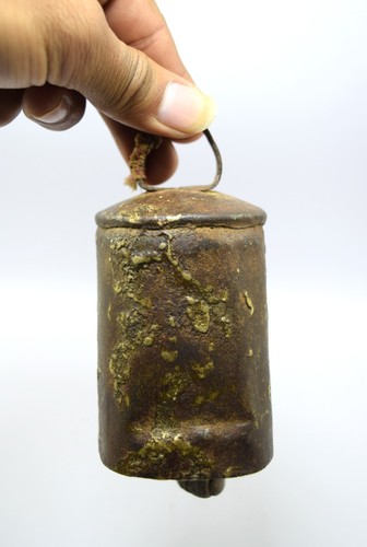 Vintage Indian Collectible Iron Rustic Cow Bell Music Farm Decorative. i9-131 - Picture 5 of 8
