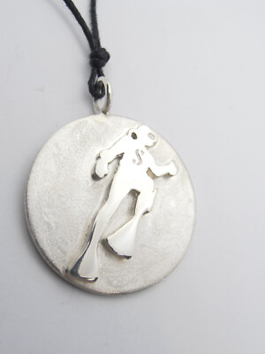 Cozzi Gioielli Diver Pendant in Silver 925 Scuba Diving Charm
