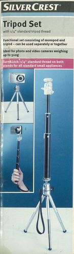 ANCIEN TRÉPIED D'APPAREIL Photo pliant télescopique en métal Excelsior DRP ZWERG EUR 24,90 - FR