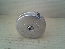 Vintage. Walsco 6 FT Rule Round Metal Tape Measure. Made in USA. Working. VGC