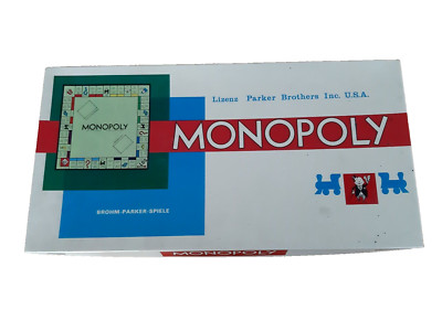 Monopoly Brohm Parker Brettspiel Top DM-Version RAR komplett