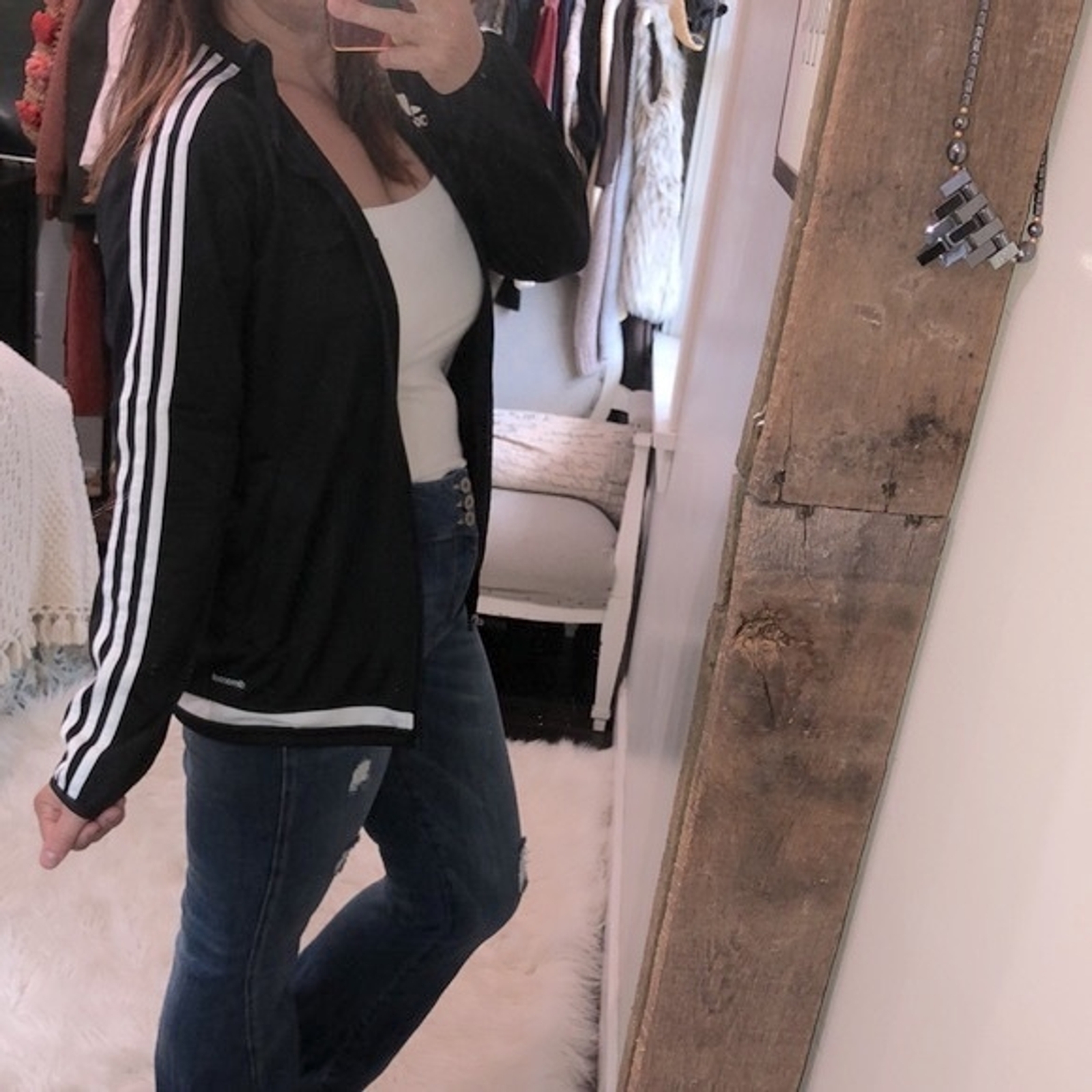 Adidas athletic jacket climacool size small - image 2