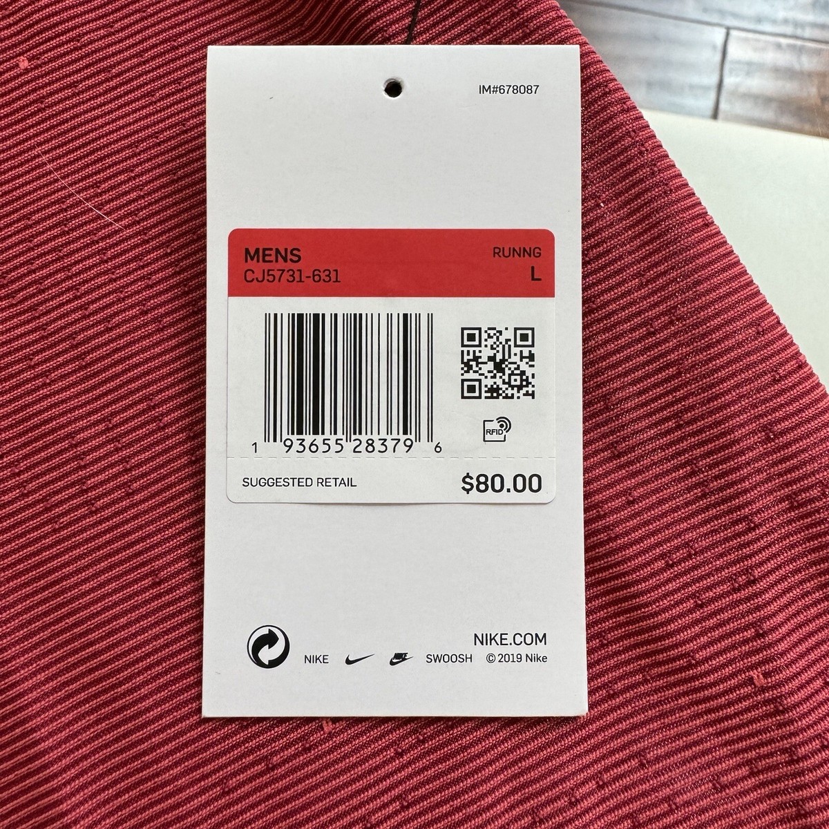 Nike Tech Pack Hybrid Running Shirt $80 Red Sz Large Men's CJ5731