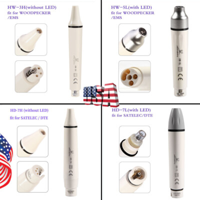 Dental Ultrasonic Piezo Scaler Handpiece LED Fit For WOODPECKER/EMS/SATELEC/DTE