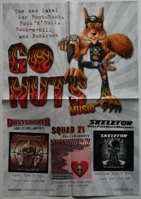Go Nuts Music Poster Skeletor Squad 21 Dustsucker