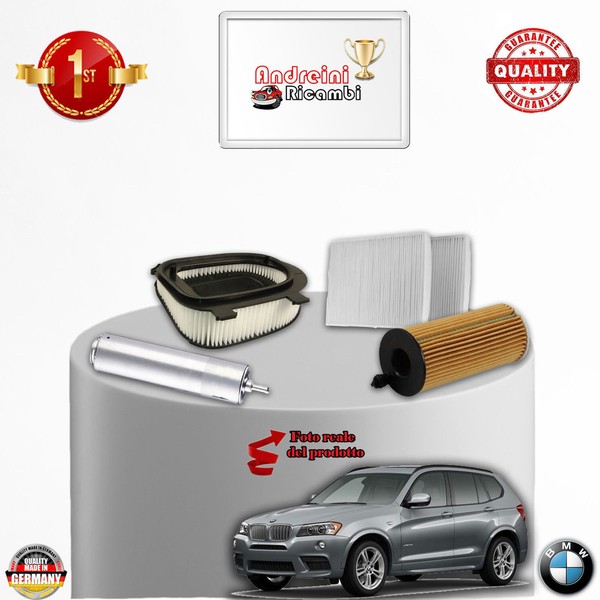 Inspektionskit Filter BMW X3 F25 18 D 105KW 143CV Von 2013->-image