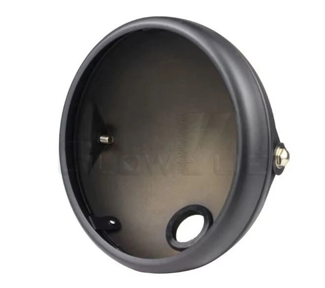 Cubo universal para faros de motocicleta de 7 pulgadas carcasa trasera con soporte de montaje Foto 3 de 4