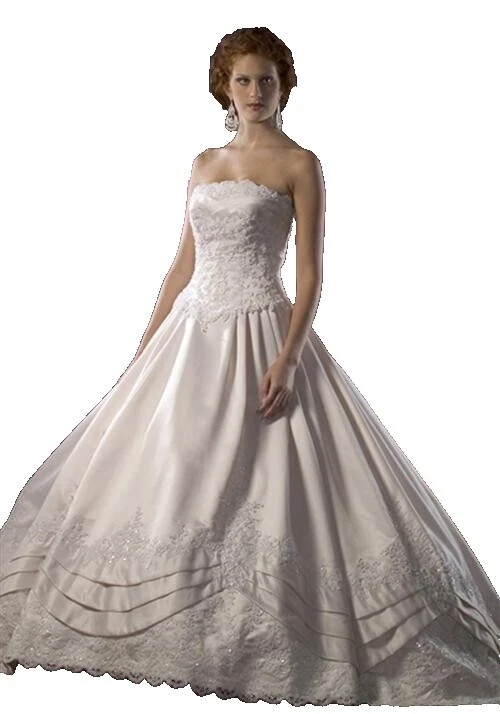 14 Women's Size Strapless Wedding Dresses