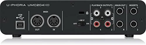 Behringer umc204hd 64-bit/192khzusb Soundcard (beringa-) - Image 4 of 4