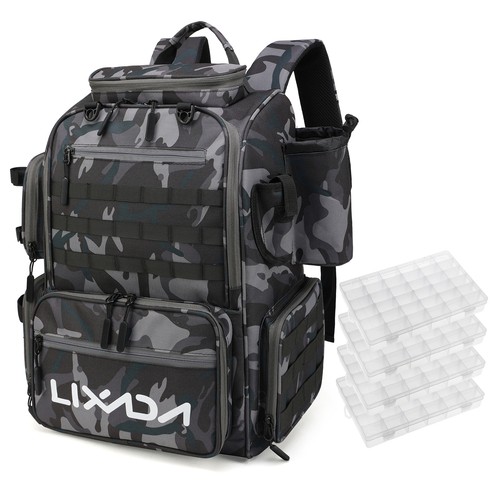Backpack Rucksack incl. 4 Tackle Boxen Anglerrucksack Tasche Angelrucksack - Bild 15 von 15