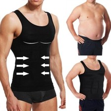 Gynecomastia Men Tank Top Posture Corrector Abdomen Compression Body Shaper Vest