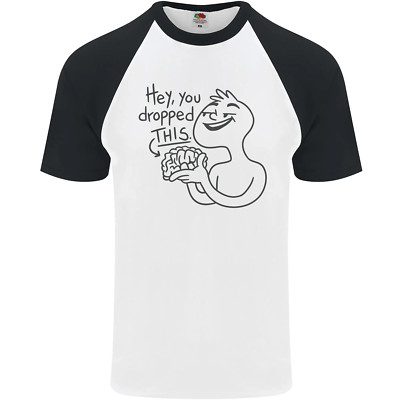 U Dropped Your Brain Sarcastic Dumb Stupid Herren S/S Baseball T-Shirt