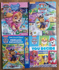 Lot 5 Paw Patrol books First Look and Find Listen Search with Skye