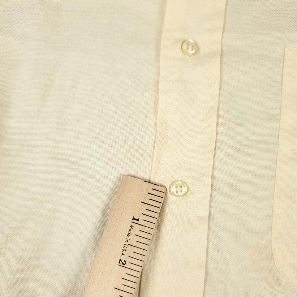 Camisa Tommy Hilfiger Para Hombre 17 Marfil Vestido Abotonado Manga Larga * Foto 4 de 4