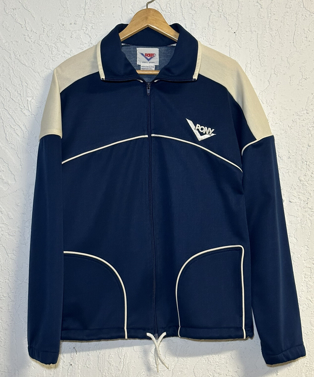 Giacca Pony Track Vintage anni '80 Prodotto Di New York Taglia Media
