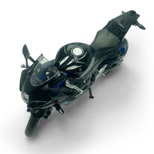 1:12 Suzuki GSX-R1000 Motorrad Modell Die Cast Spielzeug Model Kinder Schwarz - Picture 10 of 11