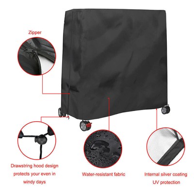 Heavy Duty Tischtennis Tisch Abdeckung Ping Pong Wasserdicht Indoor Outdoor Schü