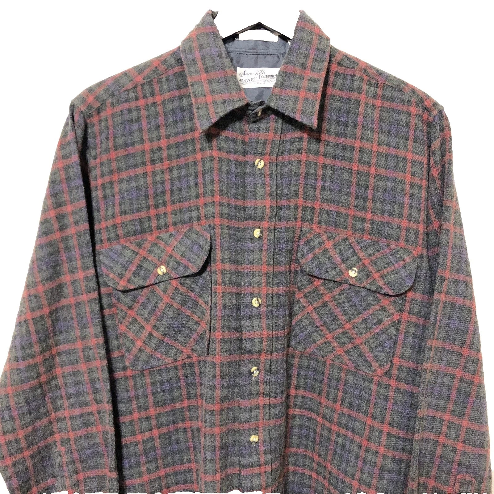 Mezcla De Lana Varios Colores Vintage Casual Shirts for Men