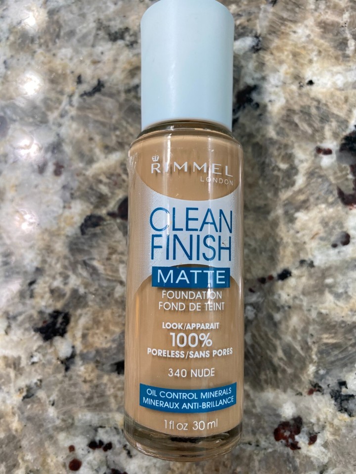 Rimmel Clean Finish Matte Foundation 100% Poreless *You Choose Color ...