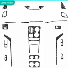 32Pcs Forged Carbon Fiber Kits Full Interior Trim Sticker For Kia Stinger 18-23