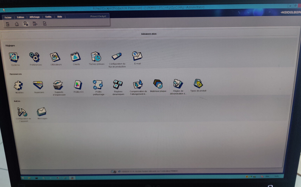 Serveur Prinect Cockpit Heidelberg - Dell PowerEdge T330 - Gestion Flux Imprimés - Occasion