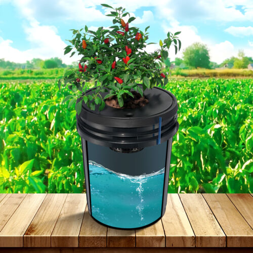 VEVOR DWC Hydrokultur-Anbausystem Tiefwasserkultur 20L 8x Eimer mit Luftpumpe - Bild 8 von 12