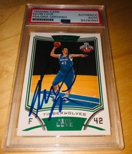 Kevin Love 2008-2009 Bowman #115 PSA Signed Rookie Card Auto RARE A