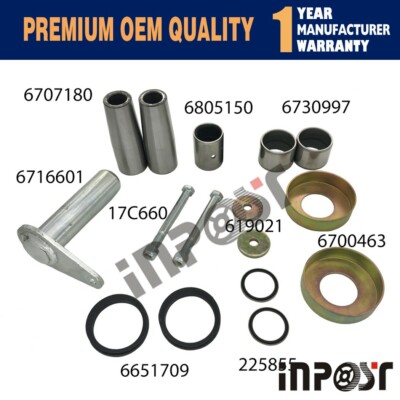 6707180 for Bobcat Bobtach Pivot Pin and Bush Kit 1.5 Inch 763