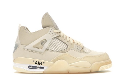 Nike Air Jordan 4 Retro Off-White Sail - US 5.5 / UK 3 / EU 36 - CV9388-100  | eBay