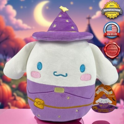 AUTHENTIC Squishmallows 8  Hello Kitty Cinnamoroll Wizard Plush Halloween 2024