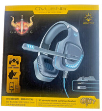 OVLENG GT97 Over-ear LED Lighting 3D SURROUND SOUND Cable Wired Gaming Headset