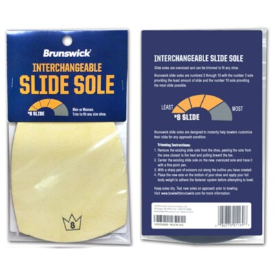 Brunswick Bowling Shoe Replacement Slide Sole #8